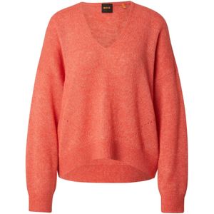 Boss Orange - Foletta Premium - Gebreide Trui - Light/Pastel Red - Damesmode