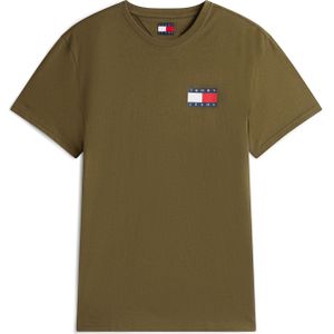 Tommy Jeans Shirt 'ESSENTIAL'  blauw / kaki / rood / wit