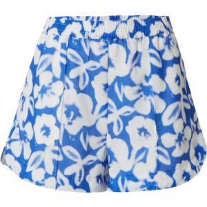 EDITED Broek 'Lucie'  kobaltblauw / wit