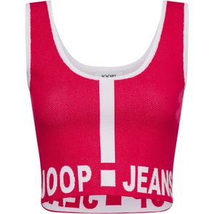 JOOP! Jeans Gebreide top  grenadine / wit
