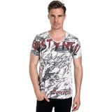 Rusty Neal - T-shirt - V-hals - Heren - Strassontwerp