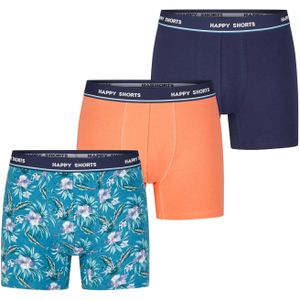 Happy Shorts Boxershorts  indigo / azuur / oranje