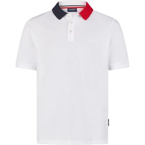 HECHTER PARIS Shirt  navy / bloedrood / wit