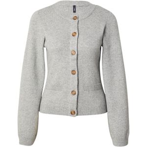 ONLY Gebreid vest 'ONLIBI ELLA'  grijs gemêleerd