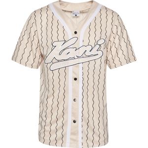 Karl Kani Shirt  beige / zwart / wit