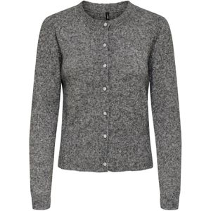 Onlhavanna - Vest - O-hals - Lange Mouwen - Knoopsluiting - Regular Fit