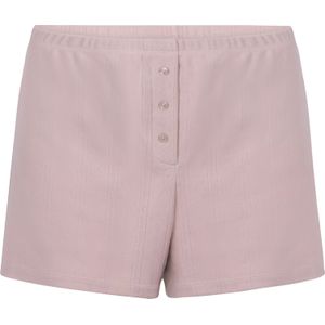 Hunkemöller - Pointelle Short - Roze - Dames Nachtmode