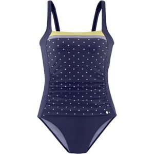 Look - Gedessineerd Badpak - Blauw/Geel - Verstelbare Bandjes