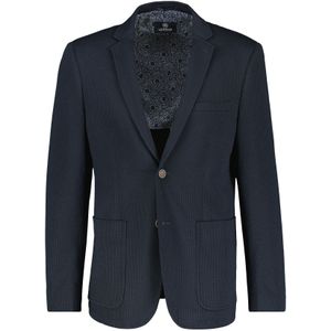Blazer - Effen - Gedeeltelijk Gevoerd - Regular Fit