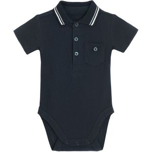 Cool Club Rompertje/body  navy / wit