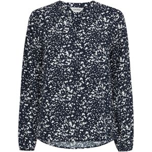 Oxmo Blouse 'Elvy'  zwart / wit
