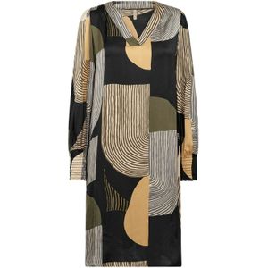 Soyaconcept Blouse 'Nadika 2'  beige / grijs / olijfgroen / zwart