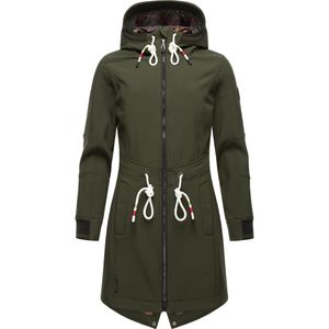 MARIKOO Functionele mantel 'Mount Furnica'  kaki / wit