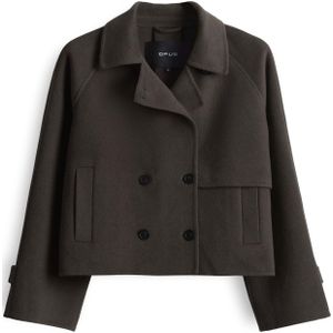 OPUS Tussenmantel 'Haili'  chocoladebruin