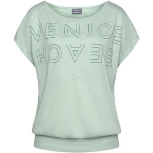 T-shirt - Mint - Korte Mouwen - Ronde Hals - Ruimvallend