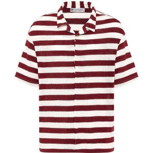 Dandalo Overhemd  bordeaux / wit