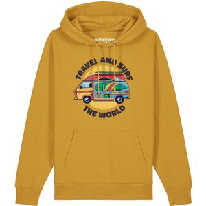 Watapparel Sweatshirt 'Travel and surf'  oker / gemengde kleuren
