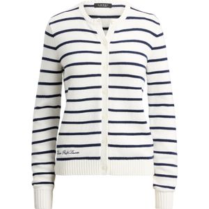Lauren Ralph Lauren Gebreid vest  marine / wit