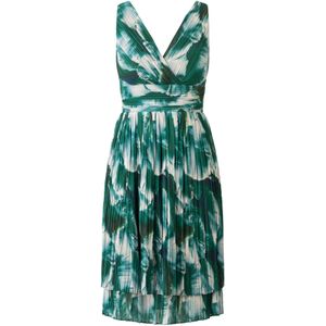 Kraimod Jurk  groen / grasgroen / donkergroen / wit