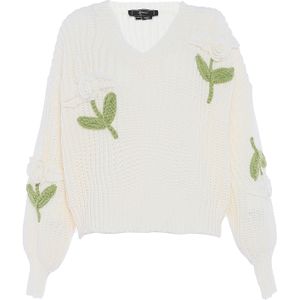 faina Trui  appel / natuurwit