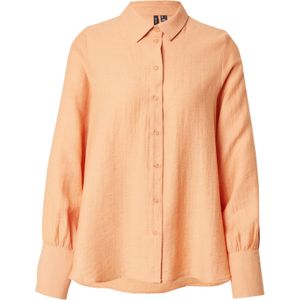 VERO MODA Blouse 'VMFLORA OLGA'  lichtoranje