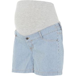 MAMALICIOUS Jeans 'Malta'  blauw / grijs gemêleerd / wit