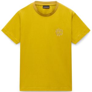 NAPAPIJRI Shirt 'Fedaia'  safraan / wit