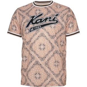 Karl Kani Shirt  sand / zwart / wit