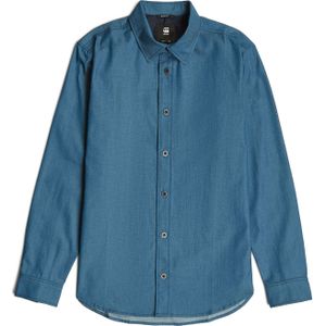 Clean Slim Shirt - Donkerblauw - Heren