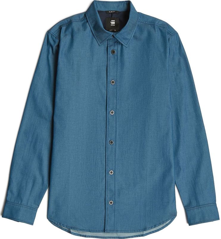 Clean Slim Shirt - Donkerblauw - Heren