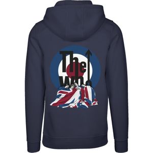 F4NT4STIC Sweatshirt 'The Who Flag Blanket'  donkerblauw