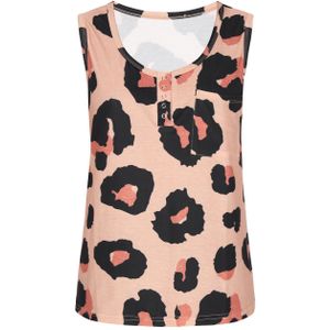 faina Top  poederroze / zwart