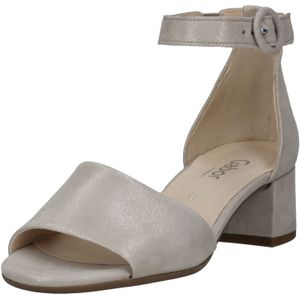 GABOR - Sandaal - Taupe - Blokhak - Leer