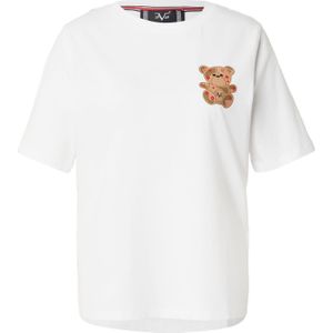 19V69 ITALIA Shirt 'Bellara'  bruin / lichtbruin / rood / wit