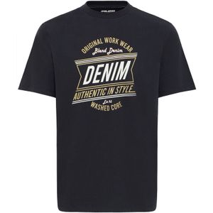 BLEND Shirt 'BHJes'  sand / zwart / wit