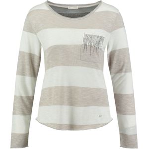 Key Largo Shirt 'Niagara'  beige / wit