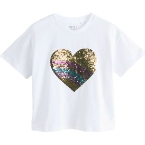 Shirt 'Animalprint-Paillettenherz'
