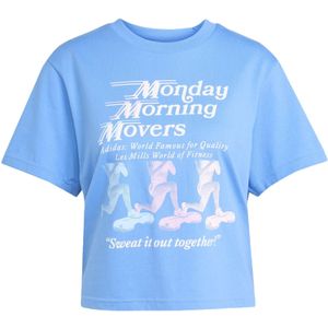 adidas - LESMILLS MOVERS GRAPHIC T-SHIRT - Wit - T-shirt