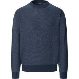 Hackett London Trui 'Honeycomb'  nachtblauw
