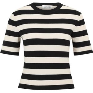 Guido Maria Kretschmer Women Shirt 'Maria'  zwart / wit