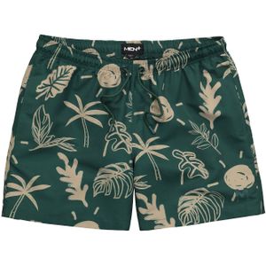 Men Plus Zwemshorts  beige / donkergroen