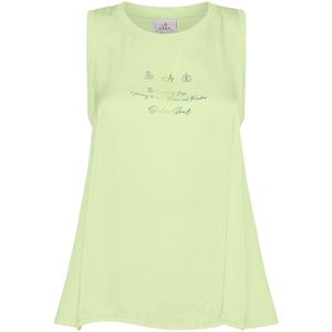 DEHA Sporttop  groen / lichtgroen / donkerlila