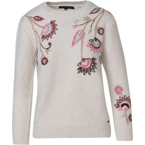 KOROSHI Trui  blauw / pink / zwart / offwhite