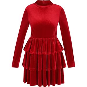 faina Cocktailjurk  knalrood