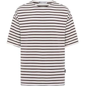 Dandalo Shirt  donkerbruin / wit