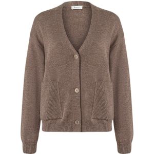 MAERZ Muenchen Gebreid vest  bruin gemêleerd