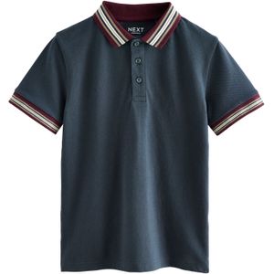 Next Shirt  navy / taupe / bordeaux / wit
