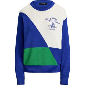 Lauren Ralph Lauren Trui  blauw / limoen / wit