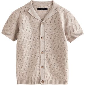 Next Gebreid vest  donkerbeige