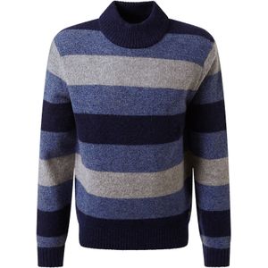 PIERRE CARDIN Trui  saffier / donkerblauw / grijs